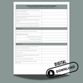 Environmental (Heat / Cold) Questionnaire