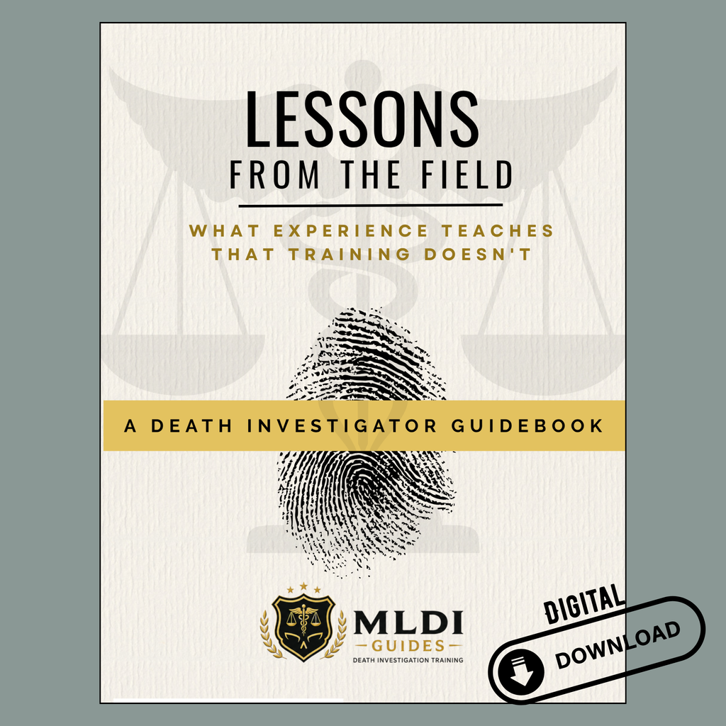 Death Investigator Guidebook - Lessons From The Field: What Experience Teaches that Training Doesn't