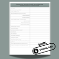 Suspected Suicide Investigative Questionnaire